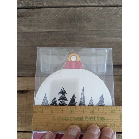 Holiday Time Decorative Stoneware Coaster Set - Picture 5 of 5